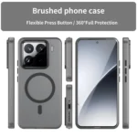 MagSafe Frosted Translucent TPU + PC Full Coverage Phone Case, For Xiaomi 15 Pro, For Xiaomi 15 - Image 2
