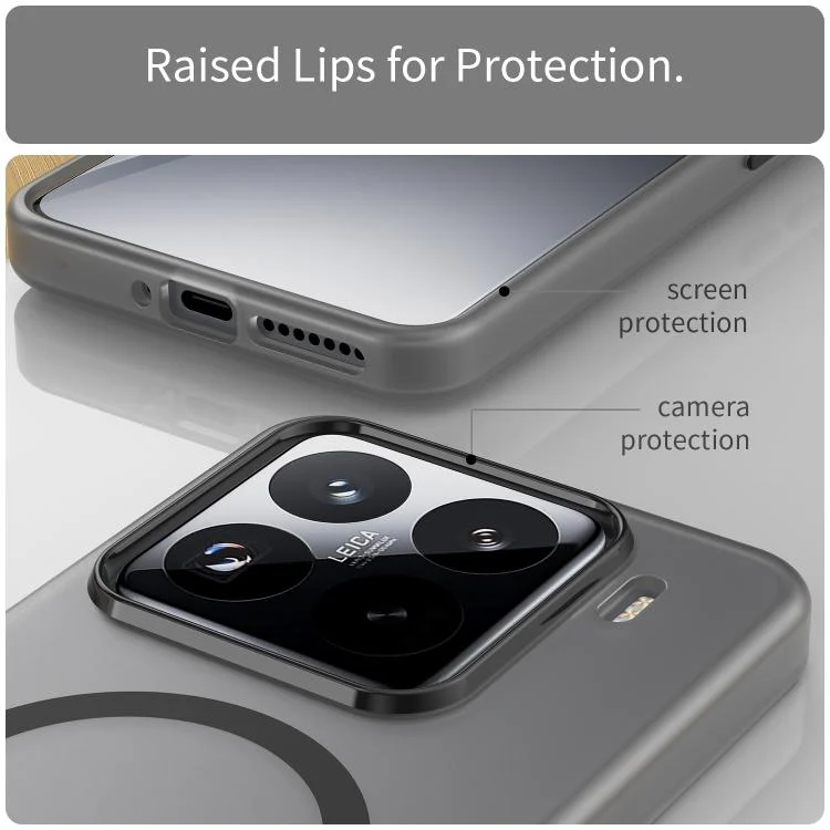 EDA007530402A_4.webp MagSafe Frosted Translucent TPU + PC Full Coverage Phone Case, For Xiaomi 15 Pro, For Xiaomi 15 - Image 5
