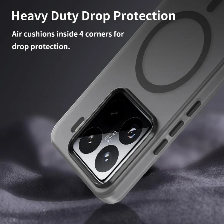 EDA007530402A_6.webp MagSafe Frosted Translucent TPU + PC Full Coverage Phone Case, For Xiaomi 15 Pro, For Xiaomi 15 - Image 7