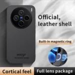 HUIYI Leather Magnetic Phone Case, For vivo X200, For vivo X200 Pro mini, For vivo X200 Pro, For vivo V40e - Image 2