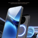 HUIYI Leather Magnetic Phone Case, For vivo X200, For vivo X200 Pro mini, For vivo X200 Pro, For vivo V40e - Image 6