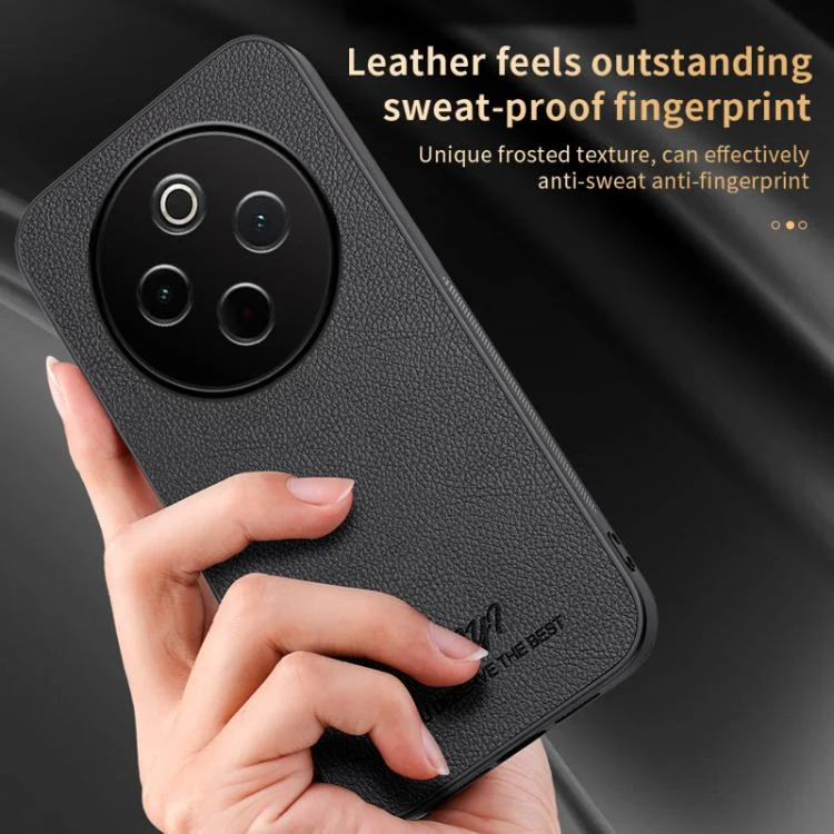 EDA007535011A_2.webp HUIYI Leather Magnetic Phone Case, For vivo Y300 Pro, For vivo S19, For vivo S19 Pro, For vivo Y28 4G - Image 3