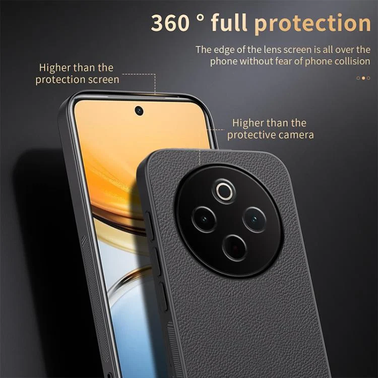EDA007535011A_3.webp HUIYI Leather Magnetic Phone Case, For vivo Y300 Pro, For vivo S19, For vivo S19 Pro, For vivo Y28 4G - Image 4
