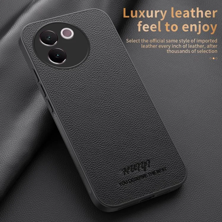 EDA007535015A_2.webp HUIYI Leather Magnetic Phone Case, For vivo V30e, For vivo iQOO Z9, For vivo iQOO Z9 Turbo, For vivo iQOO Neo9 - Image 3