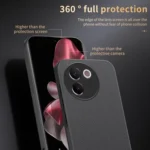 HUIYI Leather Magnetic Phone Case, For vivo V30e, For vivo iQOO Z9, For vivo iQOO Z9 Turbo, For vivo iQOO Neo9 - Image 4