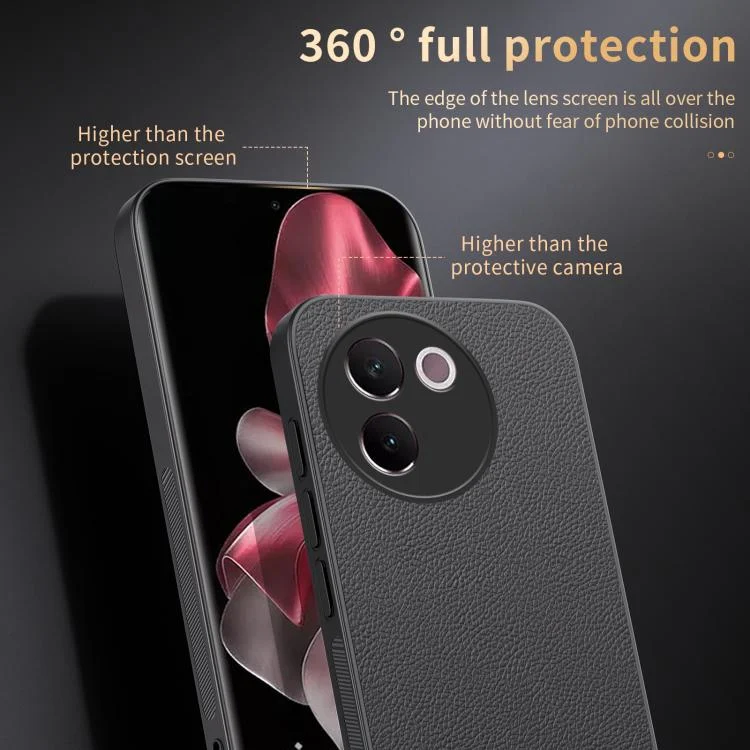 EDA007535015A_3.webp HUIYI Leather Magnetic Phone Case, For vivo V30e, For vivo iQOO Z9, For vivo iQOO Z9 Turbo, For vivo iQOO Neo9 - Image 4