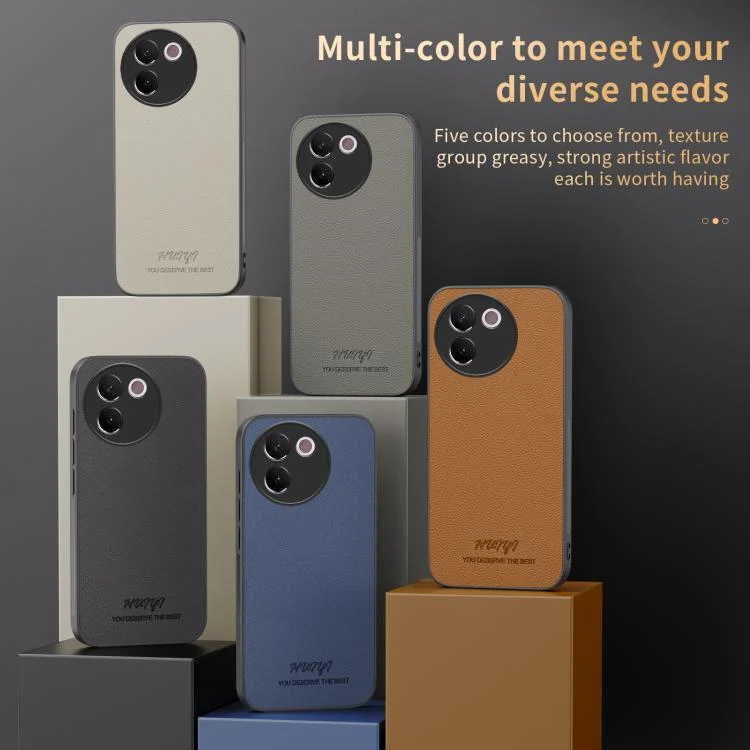 EDA007535015A_5.webp HUIYI Leather Magnetic Phone Case, For vivo V30e, For vivo iQOO Z9, For vivo iQOO Z9 Turbo, For vivo iQOO Neo9 - Image 6