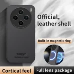 HUIYI Leather Magnetic Phone Case, For vivo X100s, For vivo X100 Ultra, For vivo Y18, For vivo Y100 4G / IDN - Image 2