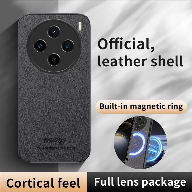 EDA007535017A_1.webp HUIYI Leather Magnetic Phone Case, For vivo X100s, For vivo X100 Ultra, For vivo Y18, For vivo Y100 4G / IDN - Image 2