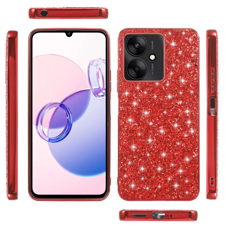 EDA007535902A_2.webp Glitter Powder Shockproof TPU Phone Case, For Xiaomi 14T Pro, For Xiaomi 14T - Image 3