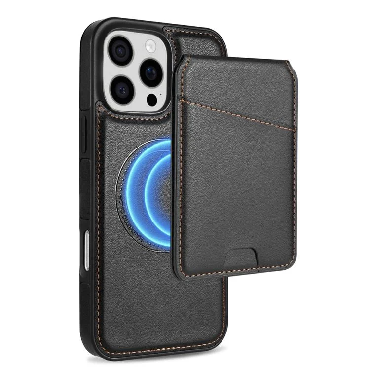 EDA007538401A.webp Skin Feel Detachable Card Bag Magsafe Phone Case, For iPhone 16 Pro Max, For iPhone 16 Pro, For iPhone 16 Plus, For iPhone 16 - Image 1