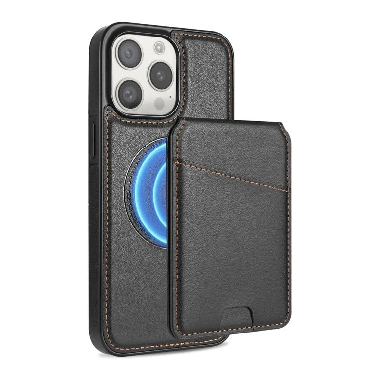Skin Feel Detachable Card Bag Magsafe Phone Case, For iPhone 15 Pro Max, For iPhone 15 Pro, For iPhone 15 Plus, For iPhone 15