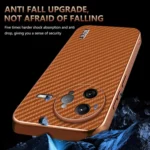 AZNS Electroplated Edge Carbon Fiber Texture Phone Case, For Redmi K80 Pro, For Redmi K80 - Image 4