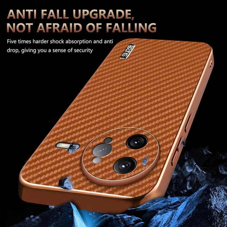 EDA007544301A_3.webp AZNS Electroplated Edge Carbon Fiber Texture Phone Case, For Redmi K80 Pro, For Redmi K80 - Image 4