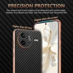 AZNS Electroplated Edge Carbon Fiber Texture Phone Case, For Redmi K80 Pro, For Redmi K80 - Image 5