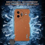 AZNS Electroplated Edge Carbon Fiber Texture Phone Case, For Redmi K80 Pro, For Redmi K80 - Image 6