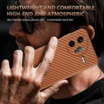 AZNS Electroplated Edge Carbon Fiber Texture Phone Case, For Redmi K80 Pro, For Redmi K80 - Image 8