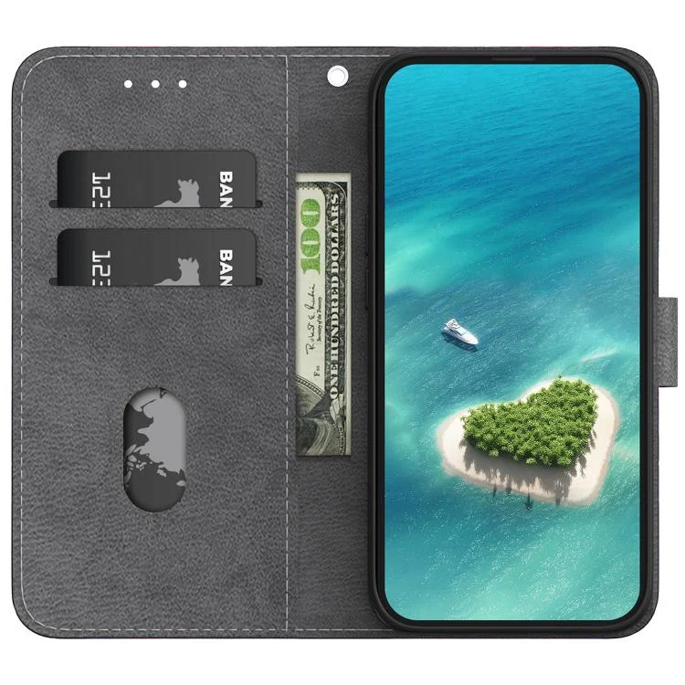 EDA007544601A_3.webp Crystal Texture Colored Drawing Leather Phone Case, For Xiaomi 14T Pro - Image 4