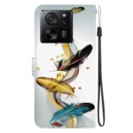 Crystal Texture Colored Drawing Leather Phone Case, For Xiaomi 13T / 13T Pro - Image 3