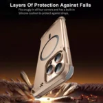 R-JUST RJ63 Frameless Aroma Mecha MagSafe Phone Case, For iPhone 13 Pro Max, For iPhone 13 Pro, For iPhone 13 - Image 8