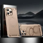 R-JUST RJ63-1 Frameless Aroma Mecha MagSafe Holder Phone Case, For iPhone 15 Pro, For iPhone 15, For iPhone 14, For iPhone 14 Pro, For iPhone 14 Pro Max