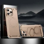 R-JUST RJ63-1 Frameless Aroma Mecha MagSafe Holder Phone Case, For iPhone 13 Pro Max, For iPhone 13 Pro, For iPhone 13