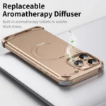 R-JUST RJ63-1 Frameless Aroma Mecha MagSafe Holder Phone Case, For iPhone 13 Pro Max, For iPhone 13 Pro, For iPhone 13 - Image 4