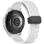 Leopard Print Magnetic Folding Buckle Silicone Watch Band - Image 6