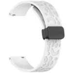 Leopard Print Magnetic Folding Buckle Silicone Watch Band - Image 7