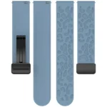Leopard Print Magnetic Folding Buckle Silicone Watch Band - Image 5