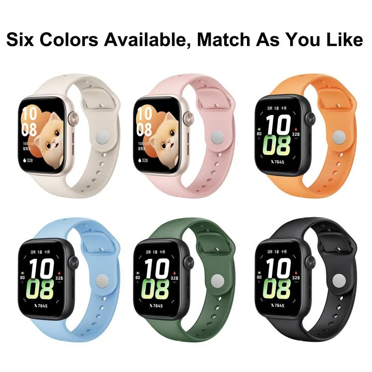 EDA0075473_B2.webp Solid Color Reverse Buckle Silicone Watch Band - Image 3