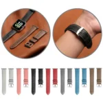Pointed Tail Genuine Leather Watch Band - Image 2