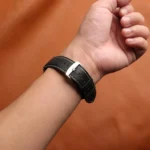 Pointed Tail Genuine Leather Watch Band - Image 6
