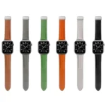 Litchi Texture Magnetic Folding Buckle Leather Watch Band - Image 3