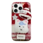 Cartoon Dog Plush Phone Case, For iPhone 16 Pro Max, For iPhone 16 Pro, For iPhone 16 Plus, For iPhone 16, For iPhone 15 Pro Max, For iPhone 15 Pro, For iPhone 15 Plus, For iPhone 15...