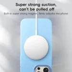 PC Flocking MagSafe Magnetic Phone Case, For iPhone 15 Pro, For iPhone 15 - Image 6