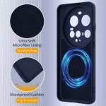 Shockproof Silicone Magsafe Phone Case, For Xiaomi 15 Ultra, For Xiaomi 15 Pro, For Xiaomi 15, For Xiaomi 14T Pro, For Xiaomi 14 Ultra - Image 7