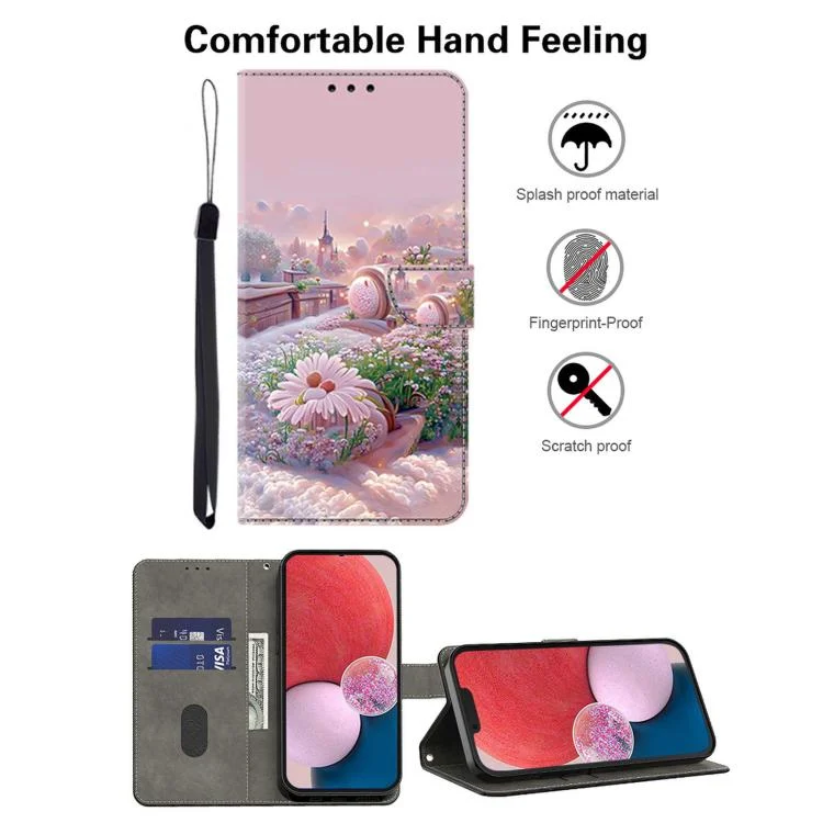 EDA007558203A_3.webp Fresh Painted Leather Phone Case, For Xiaomi 14T Pro, For Xiaomi 14 Pro - Image 4