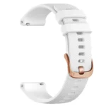 Rose Gold Steel Buckle Silicone Watch Band - Image 4