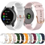 Rose Gold Steel Buckle Silicone Watch Band - Image 2