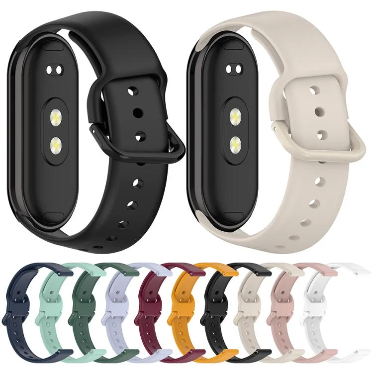 EDA0075635_B1.webp Solid Color Nail Buckle Silicone Watch Band - Image 2