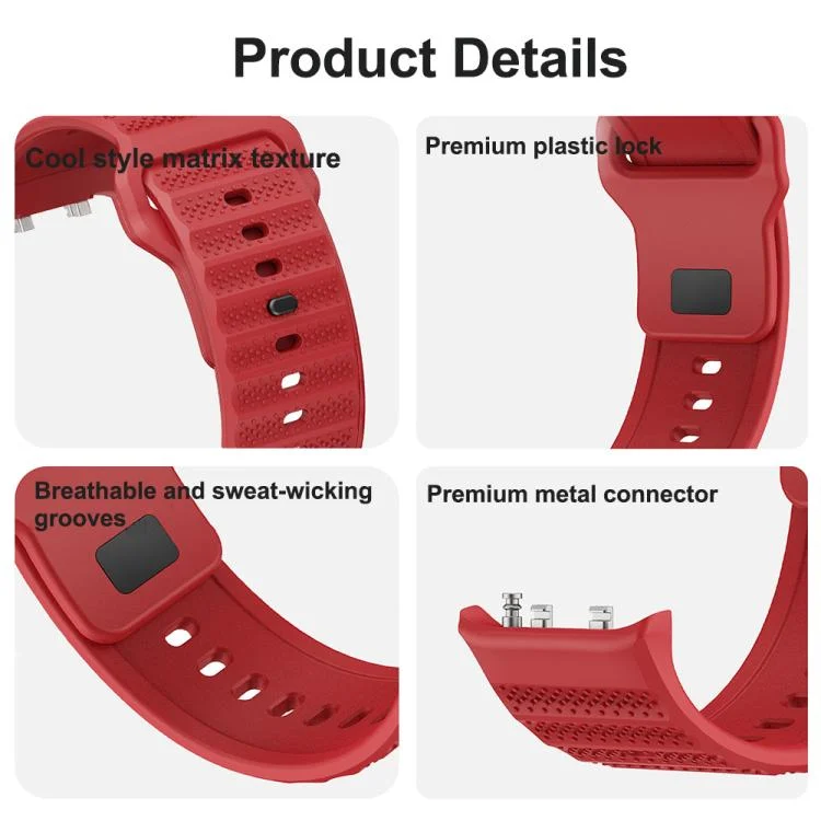 EDA0075702_B4.webp Dotted Silicone Watch Band - Image 5