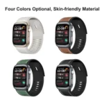 Hybrid Silicone Leather Watch Band - Image 3