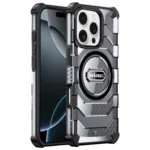 wlons Explorer Series PC Hybrid TPU MagSafe Magnetic Case, For iPhone 16 Pro Max, For iPhone 16 Pro, For iPhone 15 Pro Max, For iPhone 15 Pro, For iPhone 15