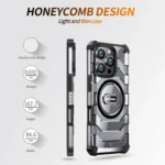 wlons Explorer Series PC Hybrid TPU MagSafe Magnetic Case, For iPhone 16 Pro Max, For iPhone 16 Pro, For iPhone 15 Pro Max, For iPhone 15 Pro, For iPhone 15 - Image 2