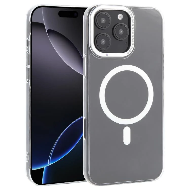 DFANS DESIGN Metal Lens Frame MagSafe Phone Case, For iPhone 16 Pro Max