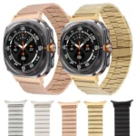 Bamboo Stainless Steel Magnetic Watch Band - Image 3