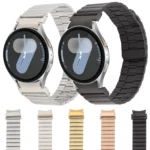 Bamboo Magnetic Quick Release Metal Watch Band - Image 3