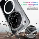 MagSafe Clear Acrylic PC Hybrid TPU Phone Case, For Xiaomi 15 Ultra, For Xiaomi 15 Pro, For Xiaomi 15, For Xiaomi 14T Pro, For Xiaomi 14 Ultra - Image 7
