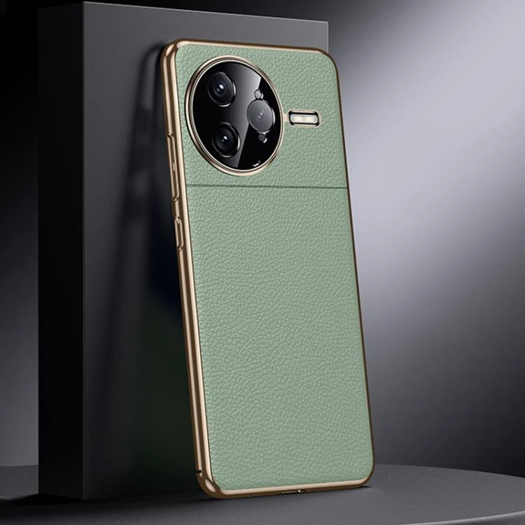 Genuine Leather PC Phone Case, For Redmi K80 Pro, For Redmi K80, For Redmi K70